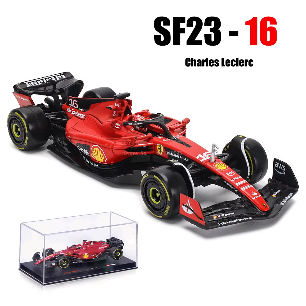 Bburago 1:43 F1 2024 Mclaren  Mercedes Benz W15 Ferrari SF24 Red Bull RB20 Alpine A524 Alloy Car Racing Model Gift Toy