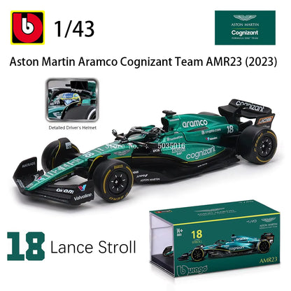 Bburago 1:43 F1 2024 Mclaren  Mercedes Benz W15 Ferrari SF24 Red Bull RB20 Alpine A524 Alloy Car Racing Model Gift Toy