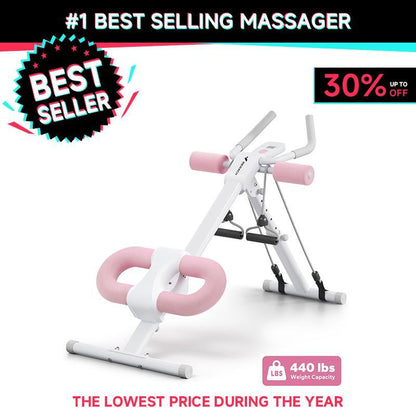 Adjustable Ab Trainer at Home Gym - Abs, Arm, Leg, Buttocks Shaper, Core Exercise Equipment for Home Gym