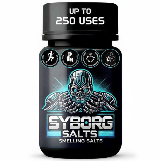 Syborg Smelling Salts | Potent Ammonia Inhalant for Athletes in High Performance Sports |Powerlifting, Hockey, Football, Weight Lifting | Made in The