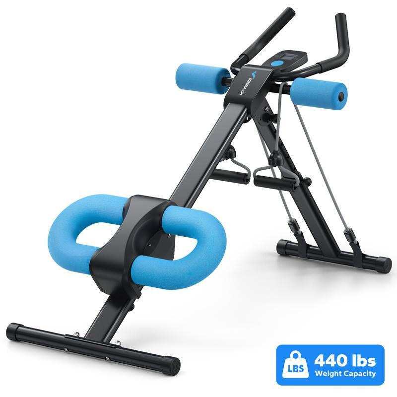 Adjustable Ab Trainer at Home Gym - Abs, Arm, Leg, Buttocks Shaper, Core Exercise Equipment for Home Gym