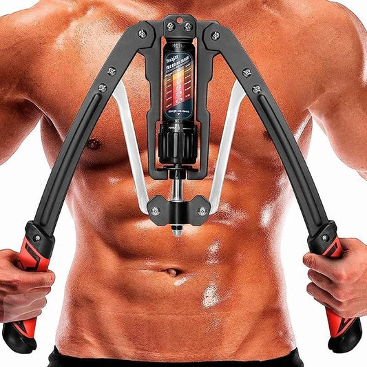 Twister Arm Exerciser Adjustable 22-440Lbs Hydraulic Power Chest Exerciser for Men Home Chest Expander Chest Workout